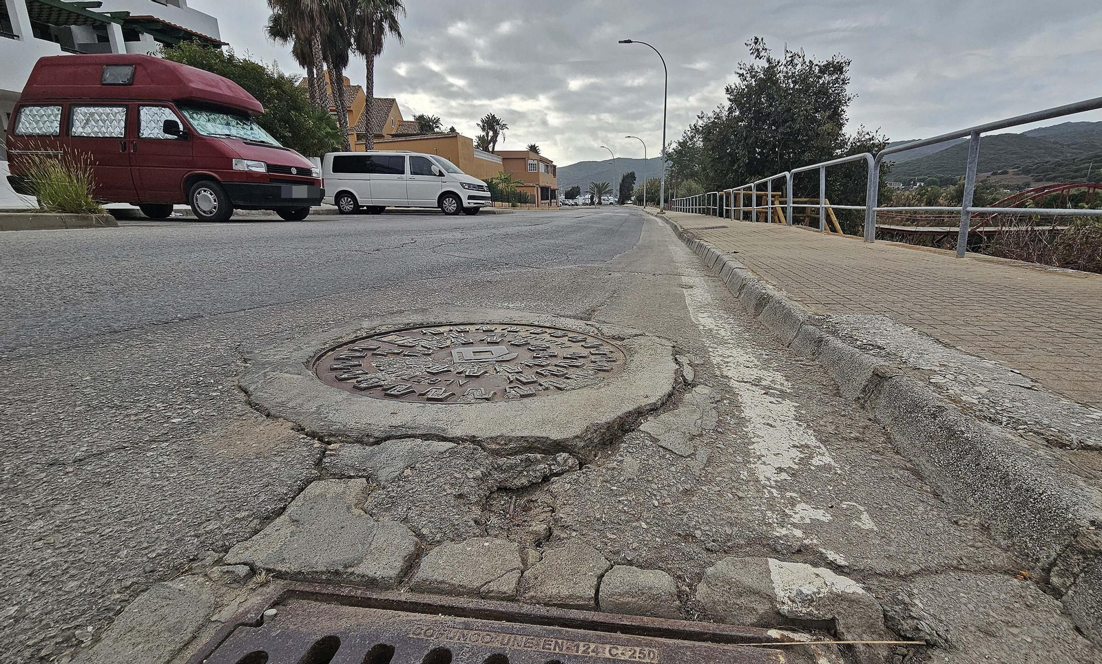 Fotos de los desperfectos en las barriadas de Getares en Algeciras