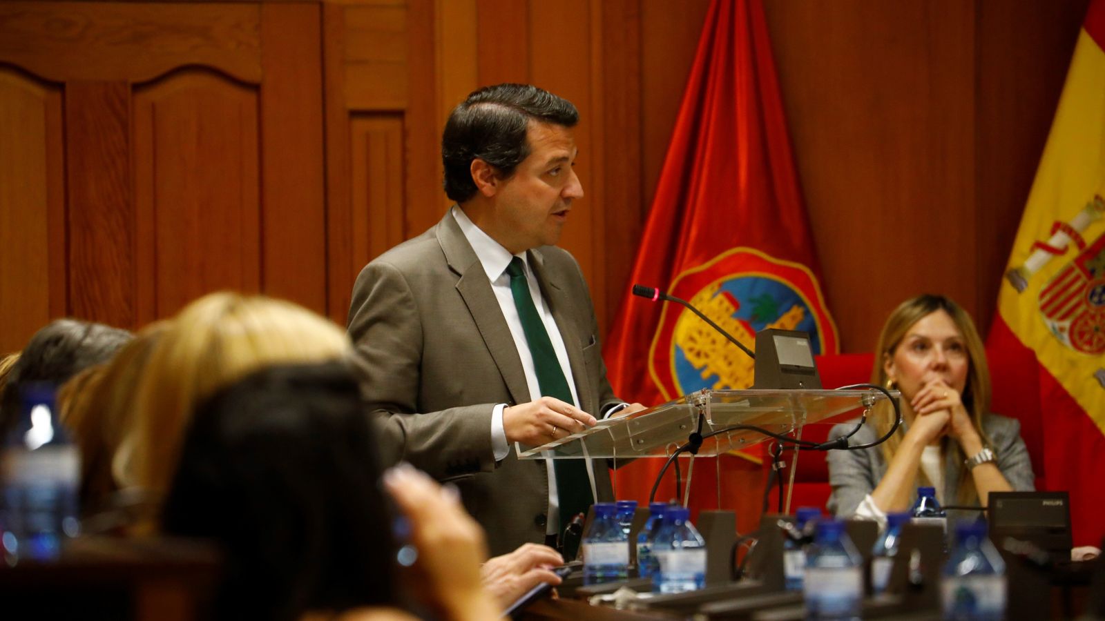 Un momento de la intervención del alcalde.