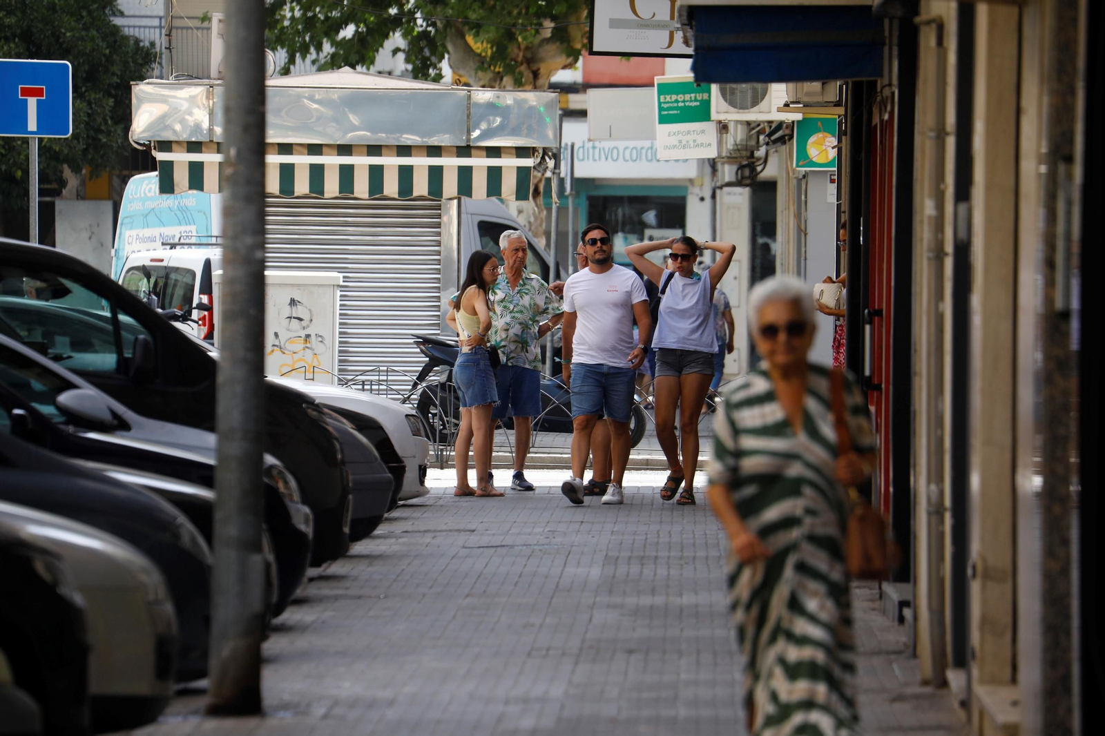 Ambiente en la avenida de Barcelona