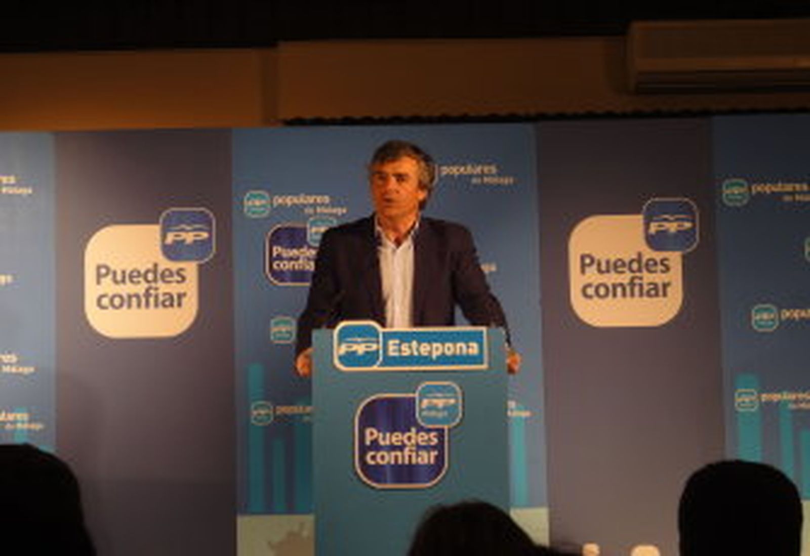 Ignacio Mena, en un acto de su partido.