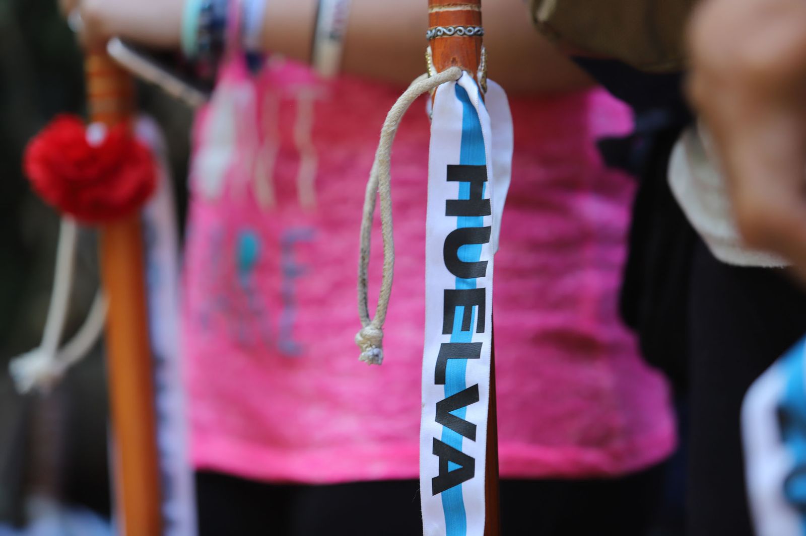 Imágenes de la Hermandad del Rocío de Huelva en la charca