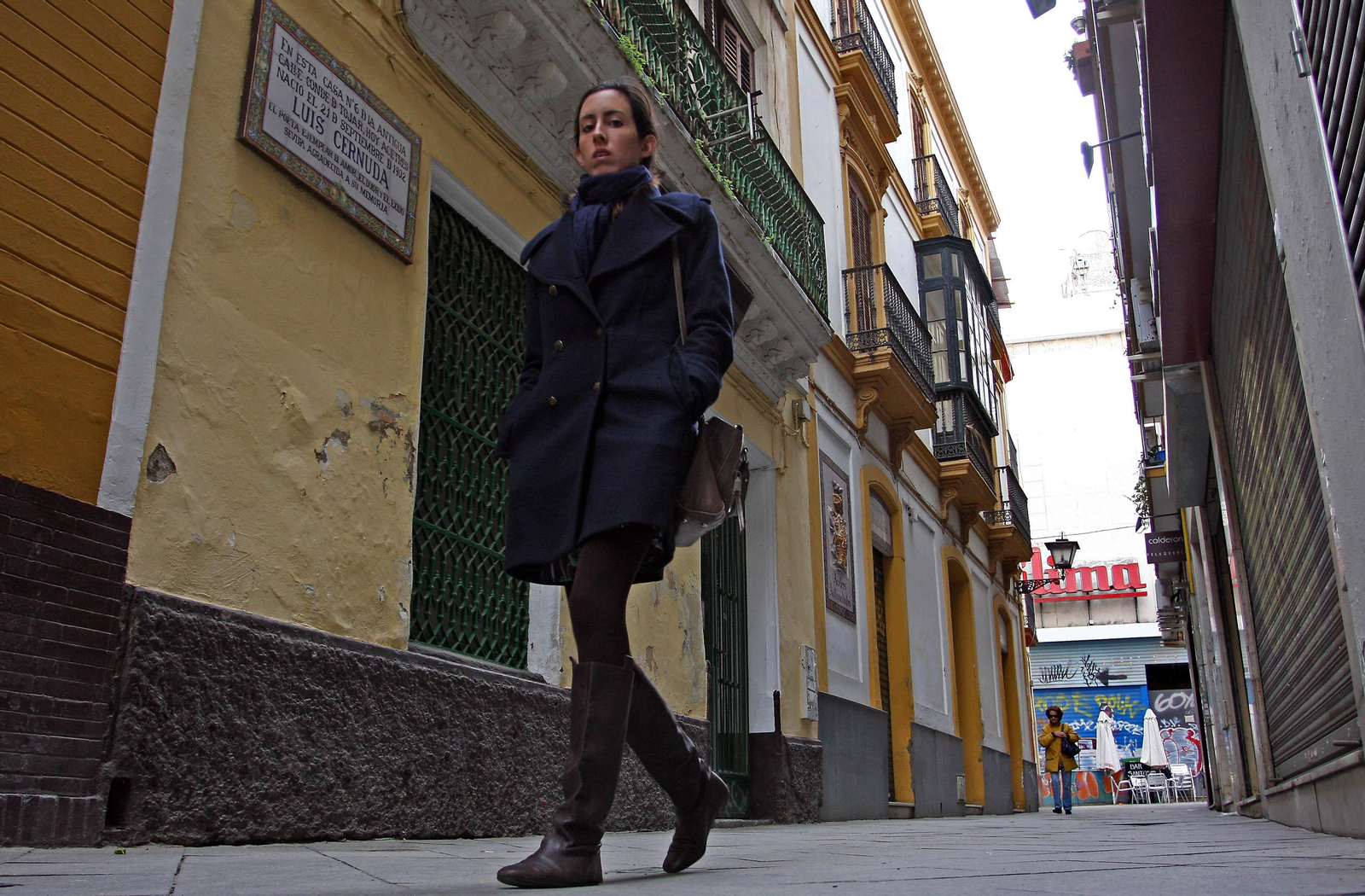 Una de las fachadas de la casa natal de Luis Cernuda