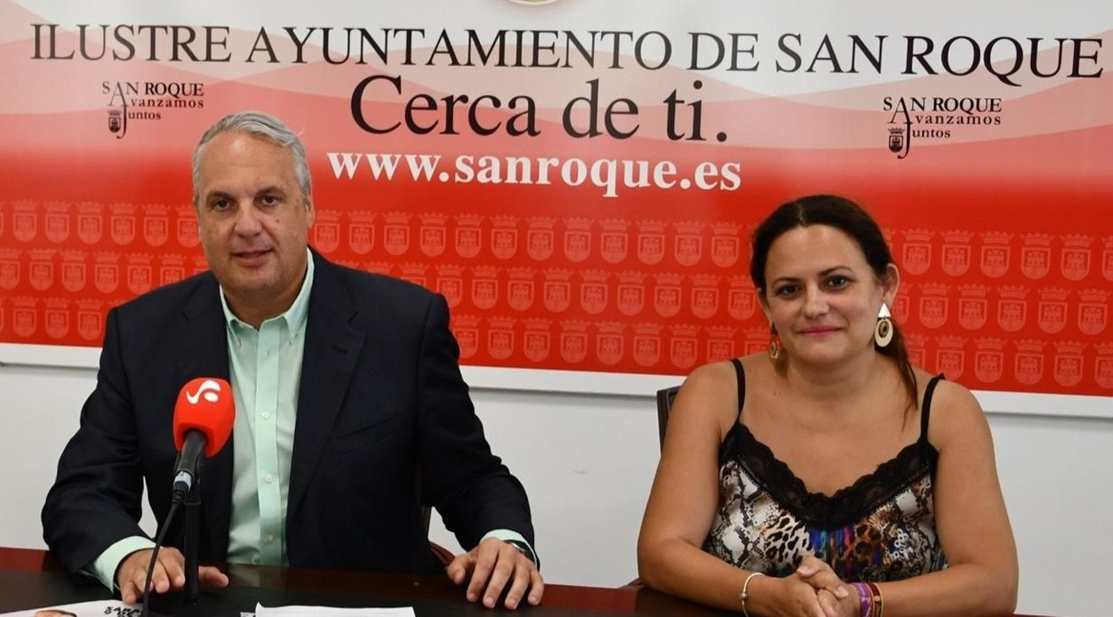 Juan Carlos Ruiz Boix junto a Mónica Córdoba.