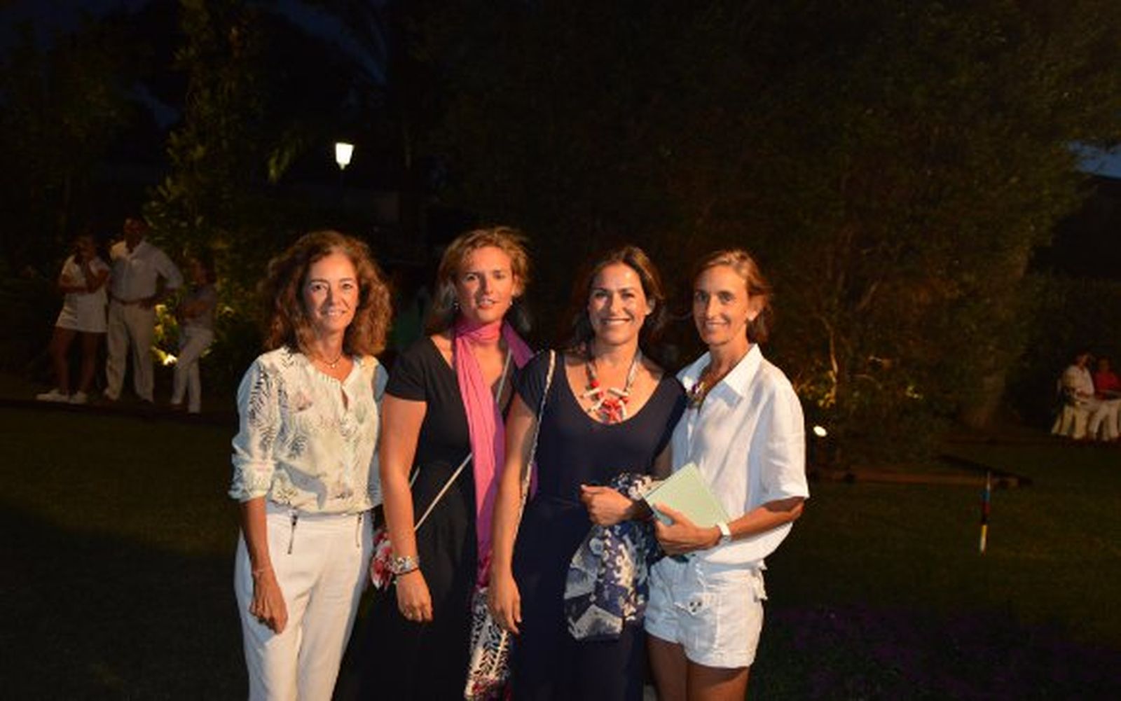 Reyes Pacheco, Ana Chico de Guzmán, Blanca Domecq y María Puig de la Bellacasa, durante el torneo.  Foto: Ignacio Casas de Ciria