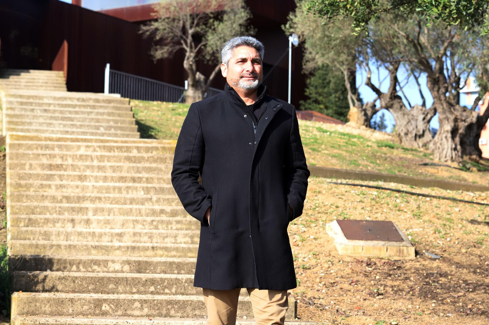 Juan José Cortés en una imagen de archivo en la capital onubense.