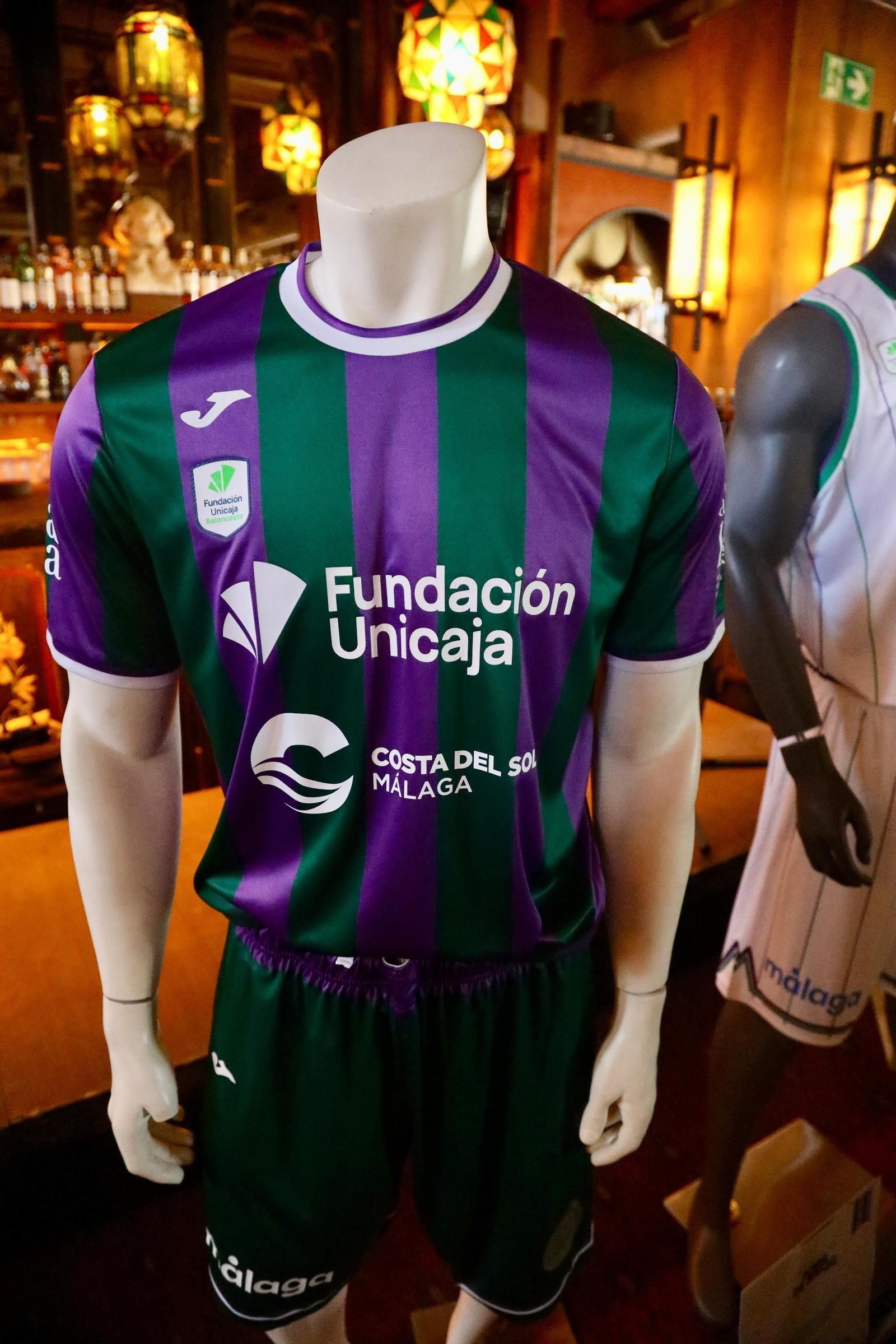 La presentación de las nuevas equipaciones del Unicaja, en fotos