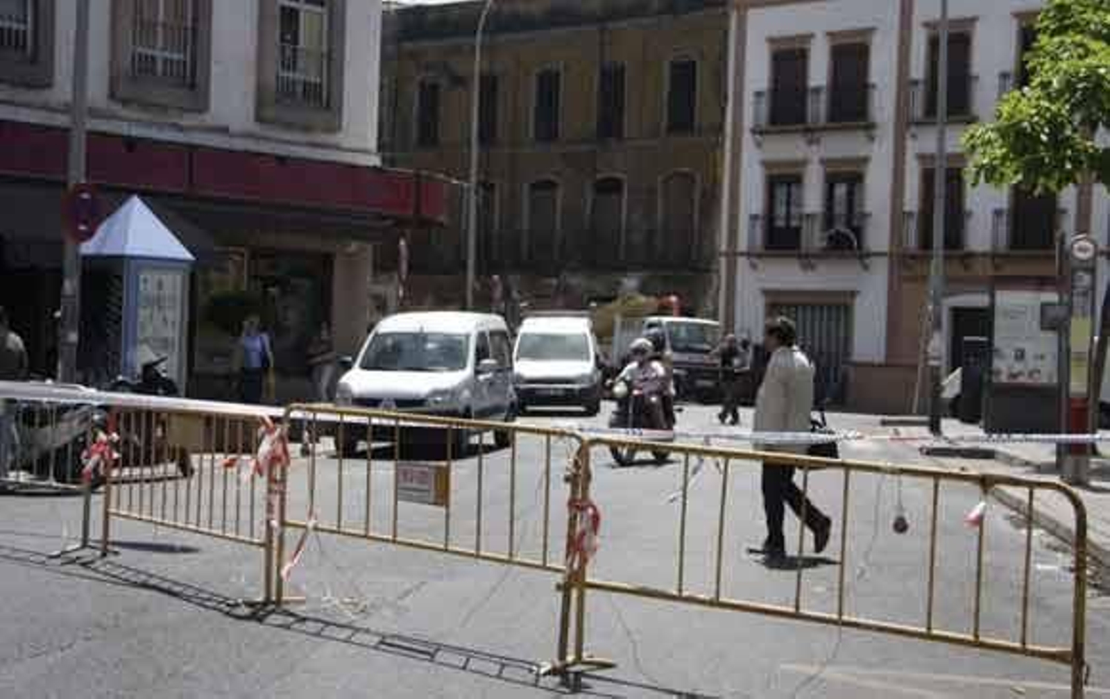 La calle Jáuregui podría abrirse al tráfico este jueves