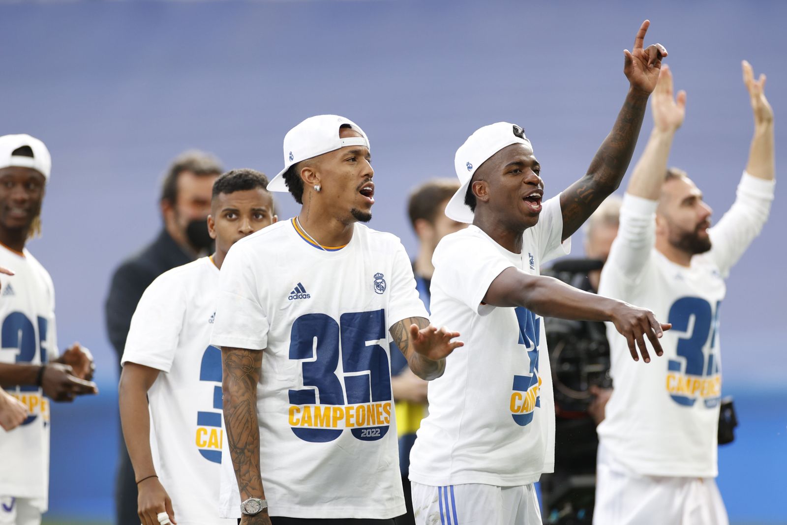 Victoria del Real Madrid y celebración del título de Liga