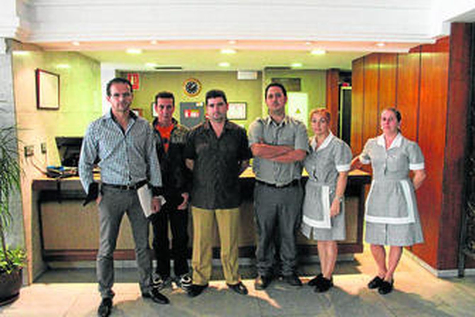 Diego Pacheco, Pedro López, Javier Bellido, Samuel Villada, Alicia Díaz y Susana Iglesias.