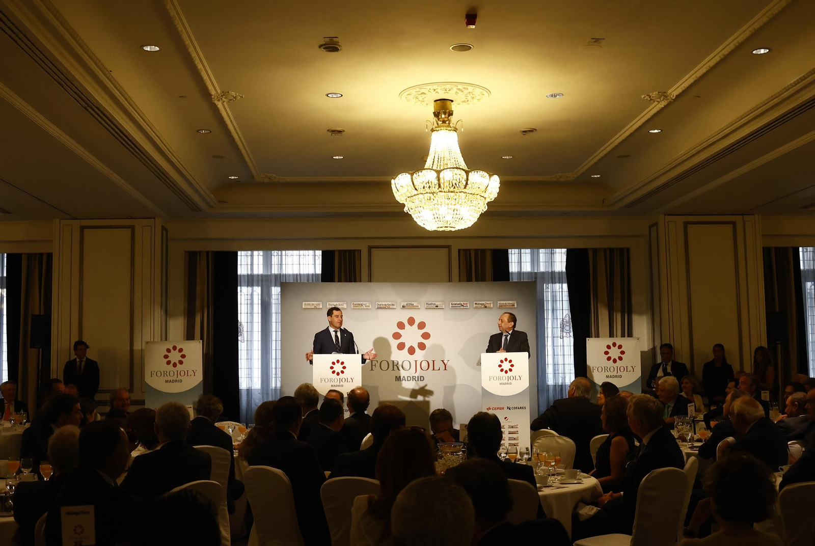 Foro Joly con Juanma Moreno en Madrid, todas las imágenes