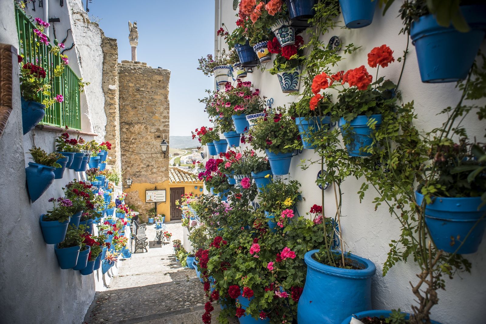 Rincón de Patio de las Comedias, en Iznájar