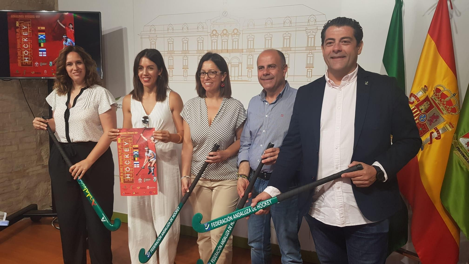 Presentación de la Europea Cup de Hockey.