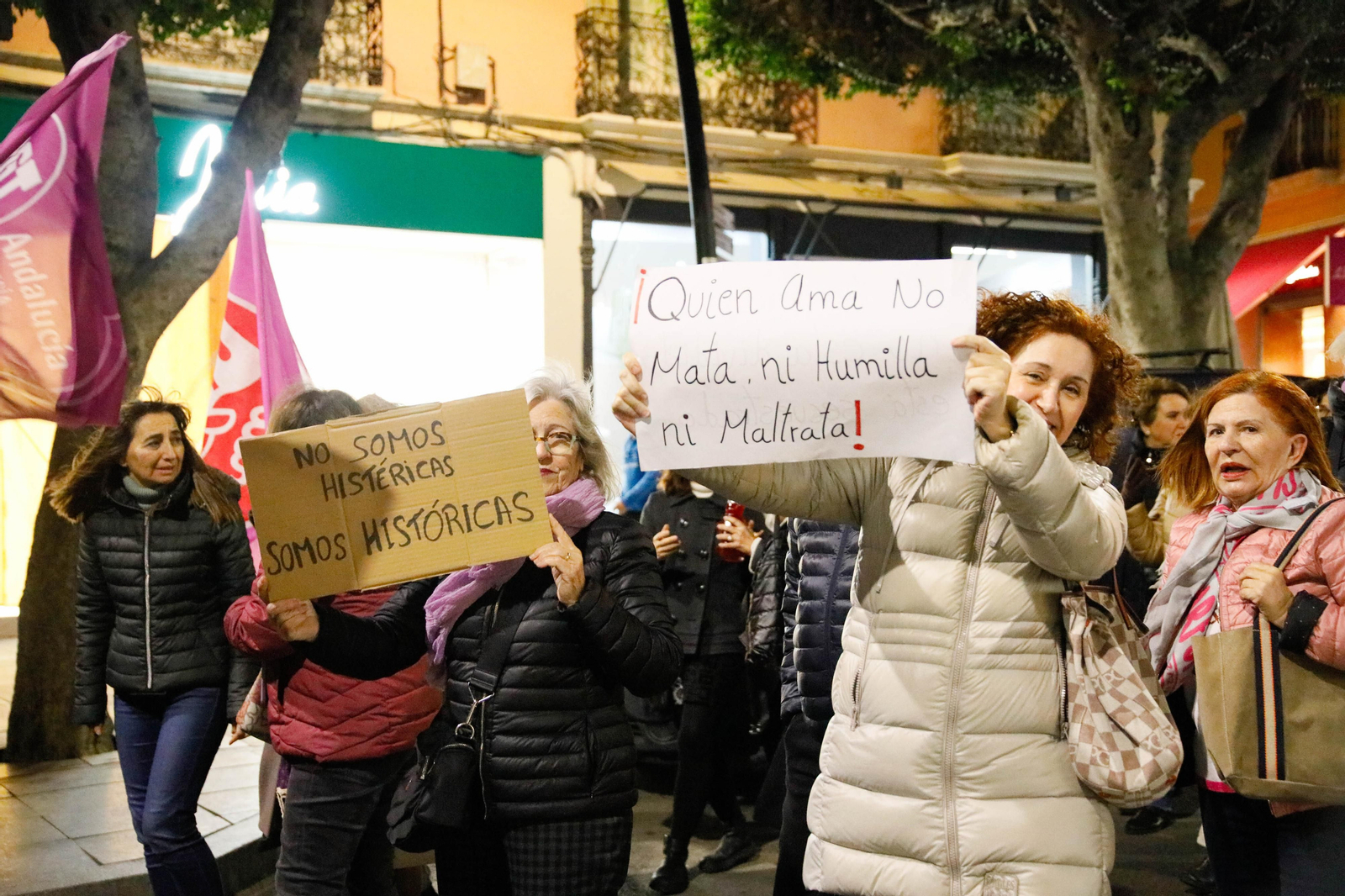 Galería de imágenes por el día de la mujer en Almería