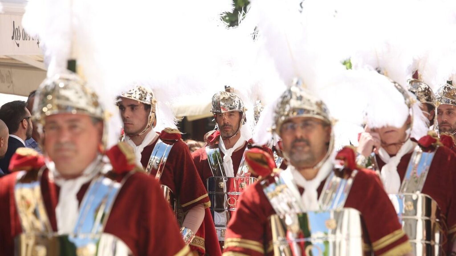 Miembros de la guardia romana del Transporte