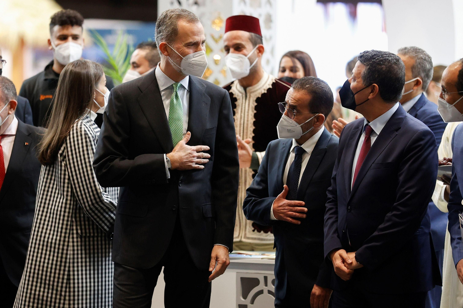 El Rey visita el expositor de Marruecos en Fitur
