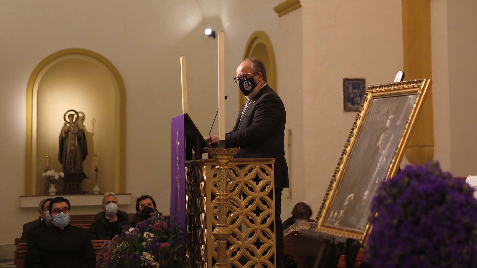 Las fotos de la presentación  del cartel oficial de la Semana Santa de Algeciras y la entrega de la Palma Cofrade