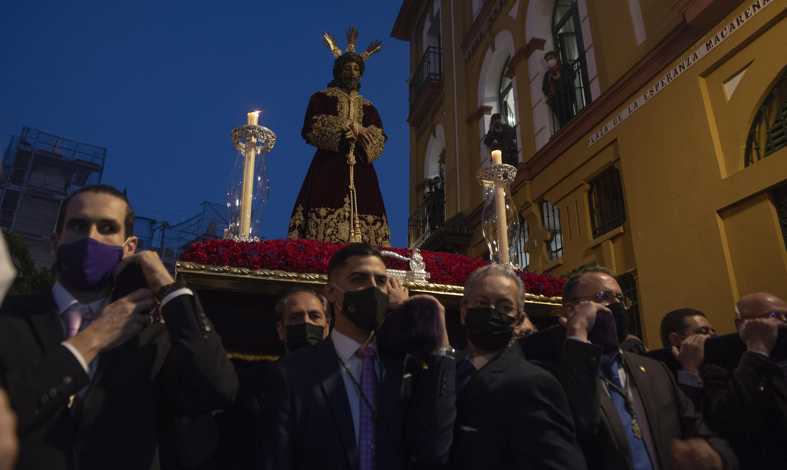 El Vía Crucis de Nuestro Padre Jesús de la Sentencia, en imágenes