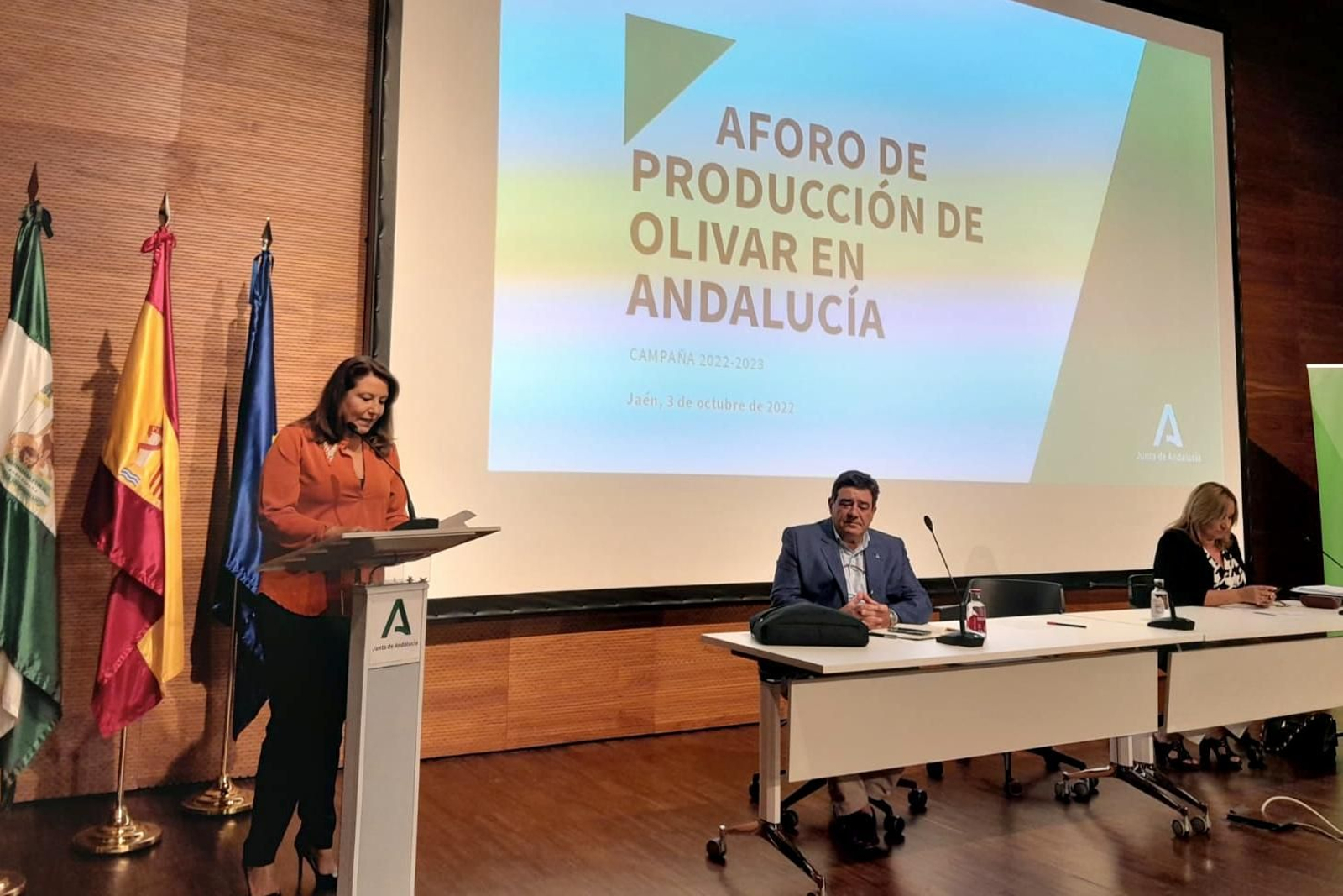 Presentación del aforo del olivar en Andalucía para la campaña 22-23.