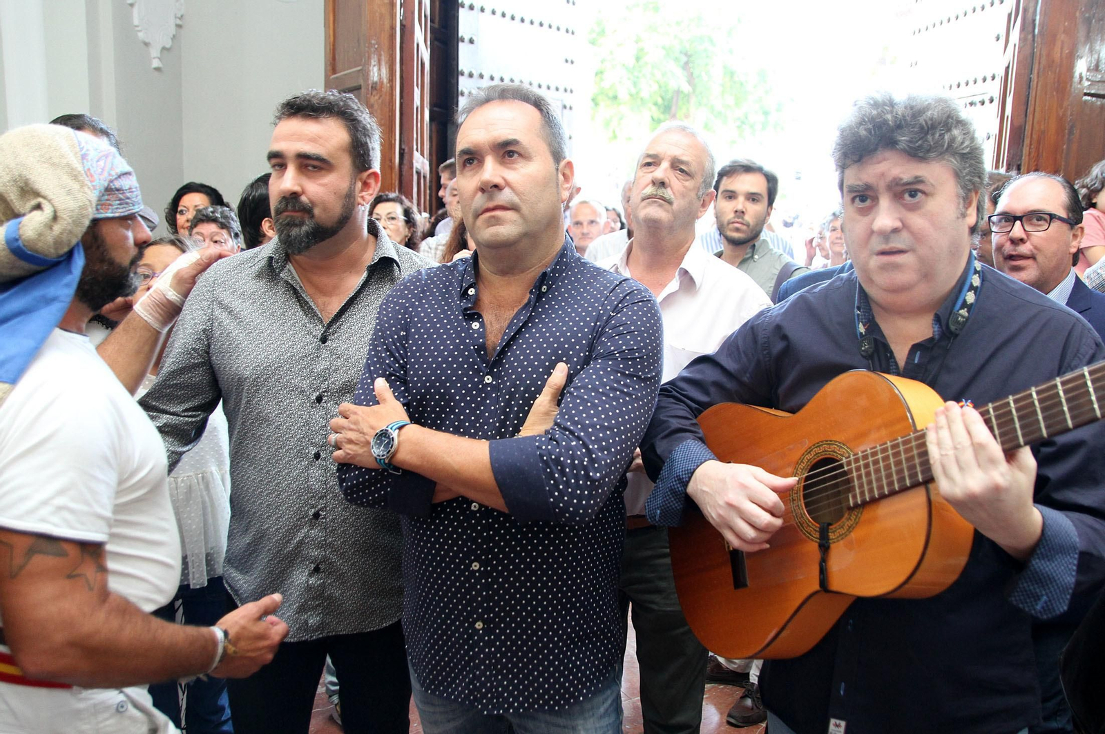 Imágenes del traslado de la Virgen de la Cinta desde la catedral hasta su santuario