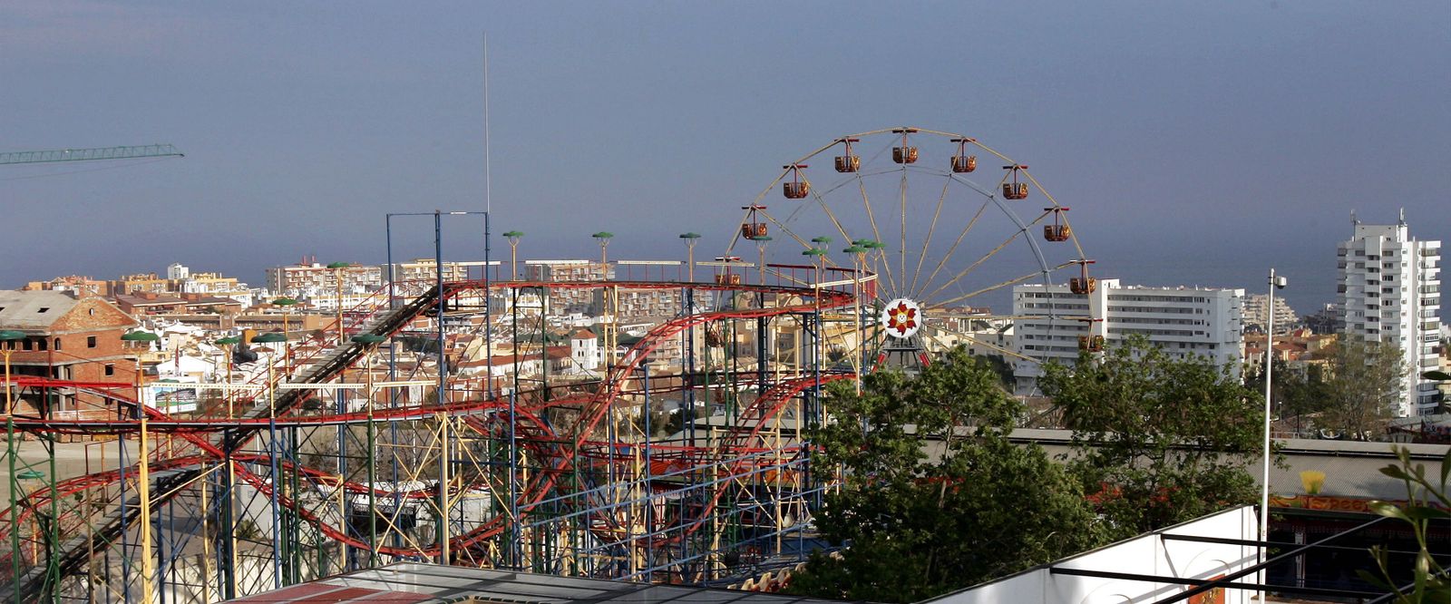 Vista del parque de atracciones Tívoli World, en Benalmádena.