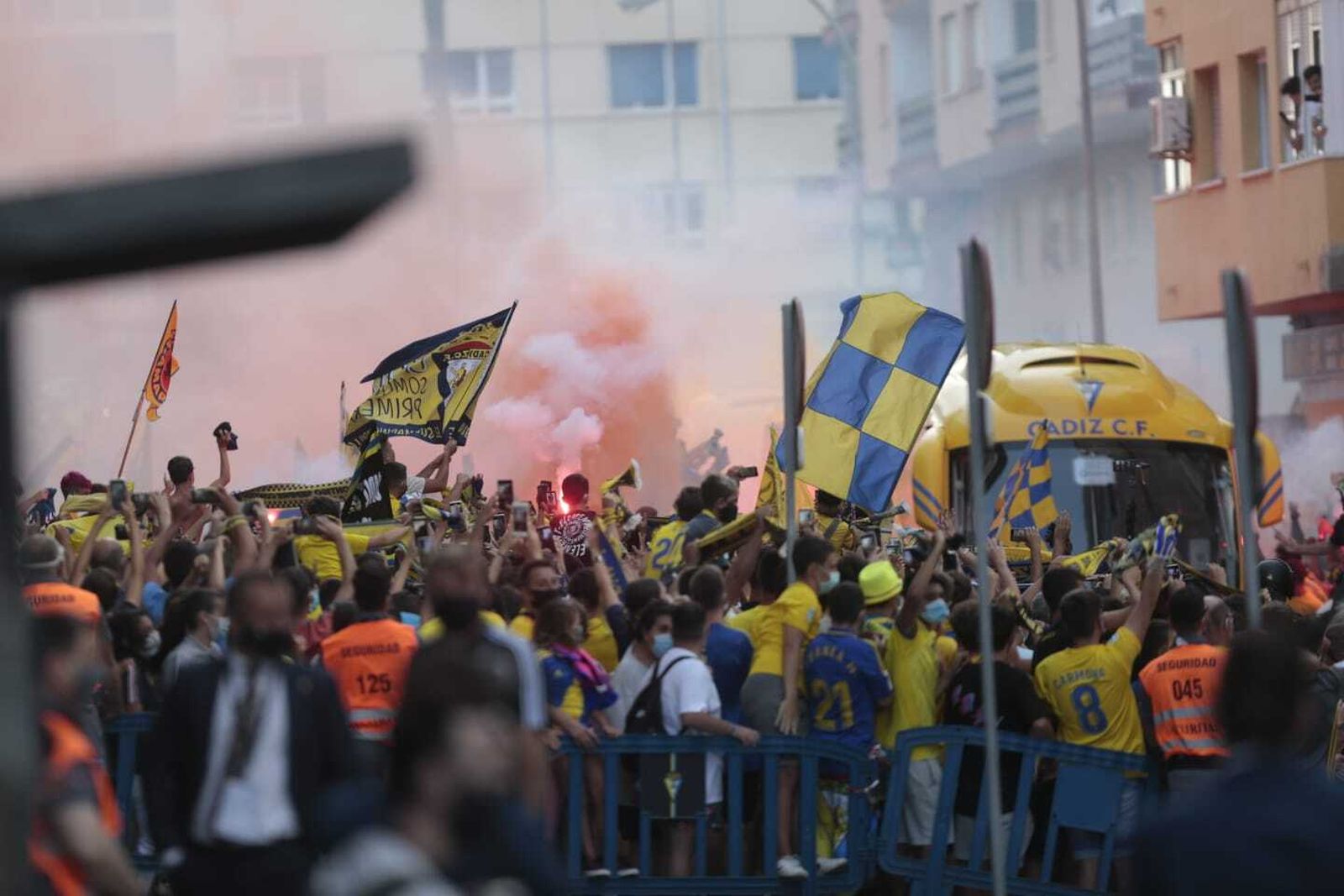 Las imágenes de la previa en los alrededores de Carranza