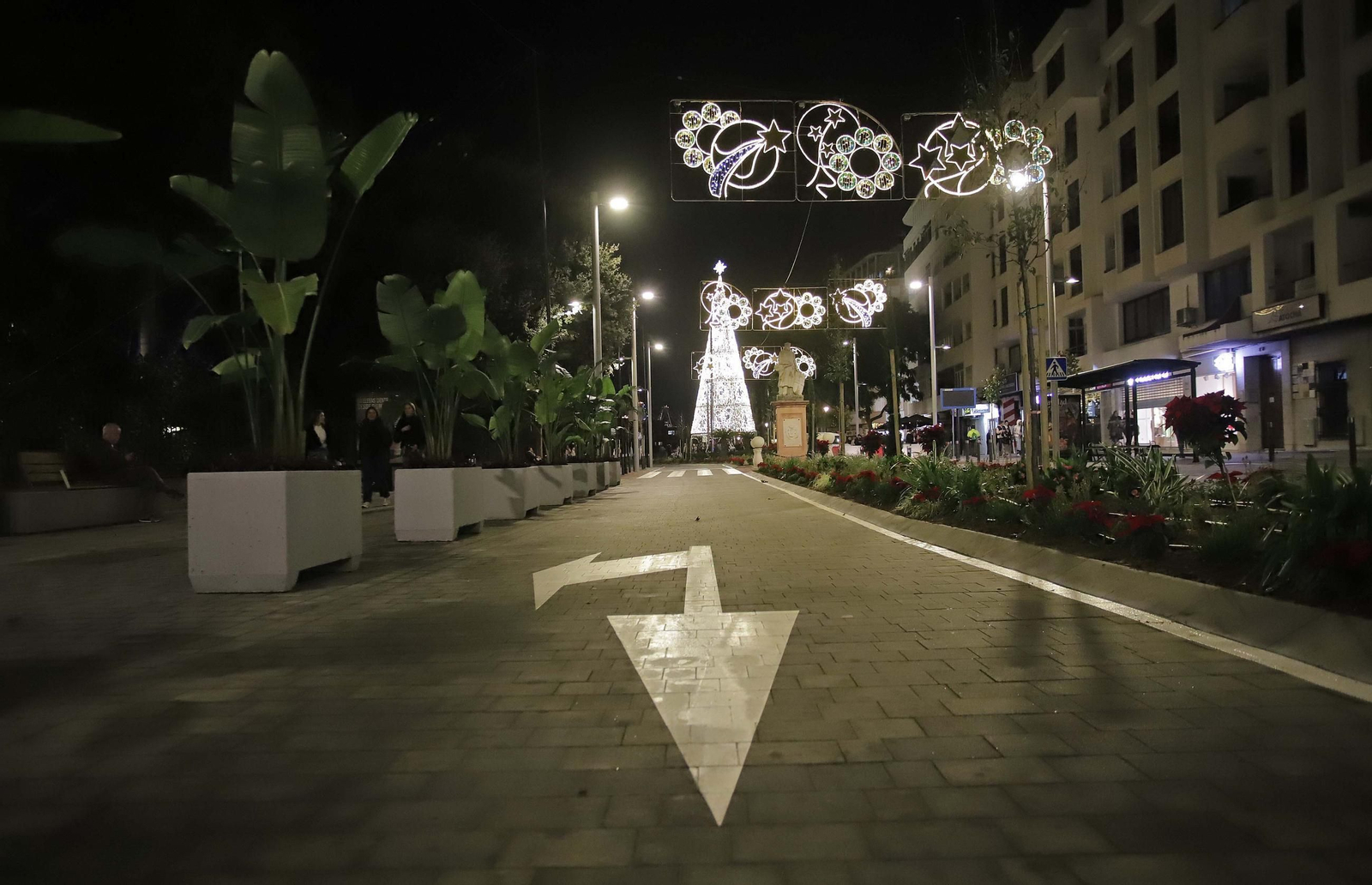 Fotos del encendido del alumbrado navideño en Algeciras