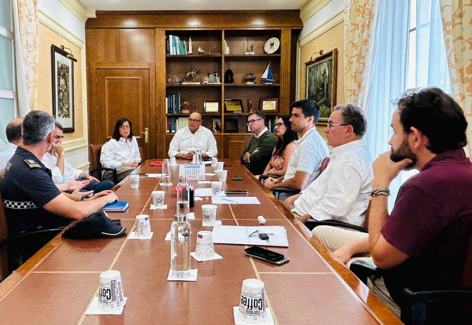 Reunión para la implantación de la Zona de Bajas Emisiones en Vélez-Málaga