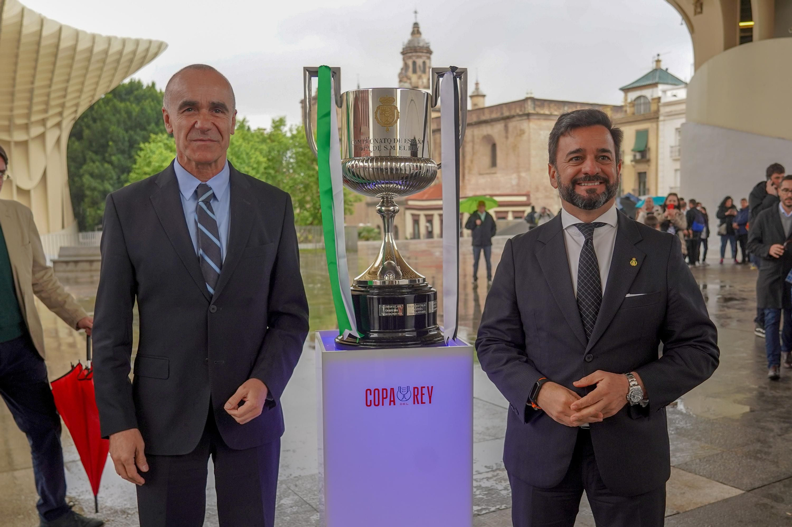 Betis - Valencia | La final de la Copa del Rey se ambienta pese a la lluvia