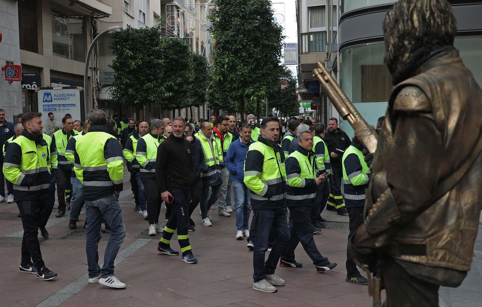 El Sercla de los delegados sindicales de ATA y Acerinox, imágenes