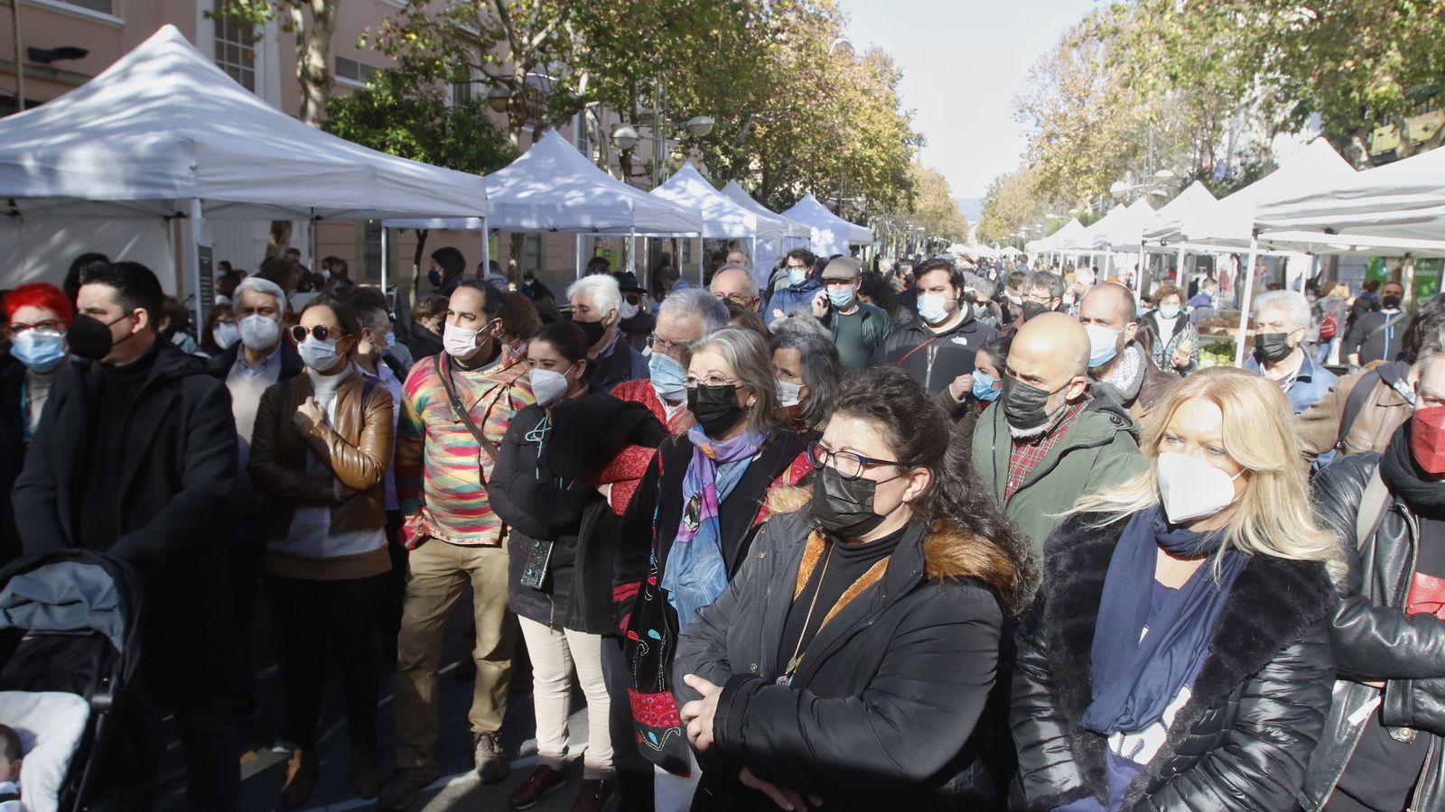 Un momento durante el homenaje.
