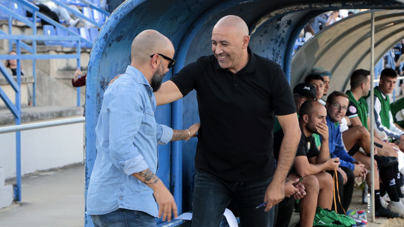 Imágenes del Xerez CD y el CD Rota en el Pedro S. Garrido