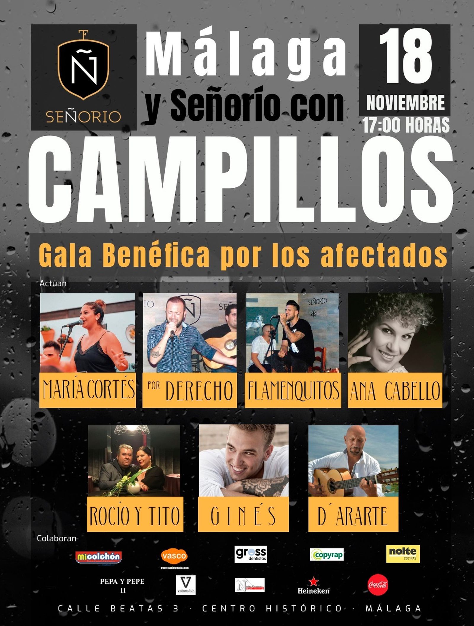 Gala solidaria para los damnificados de Campillos