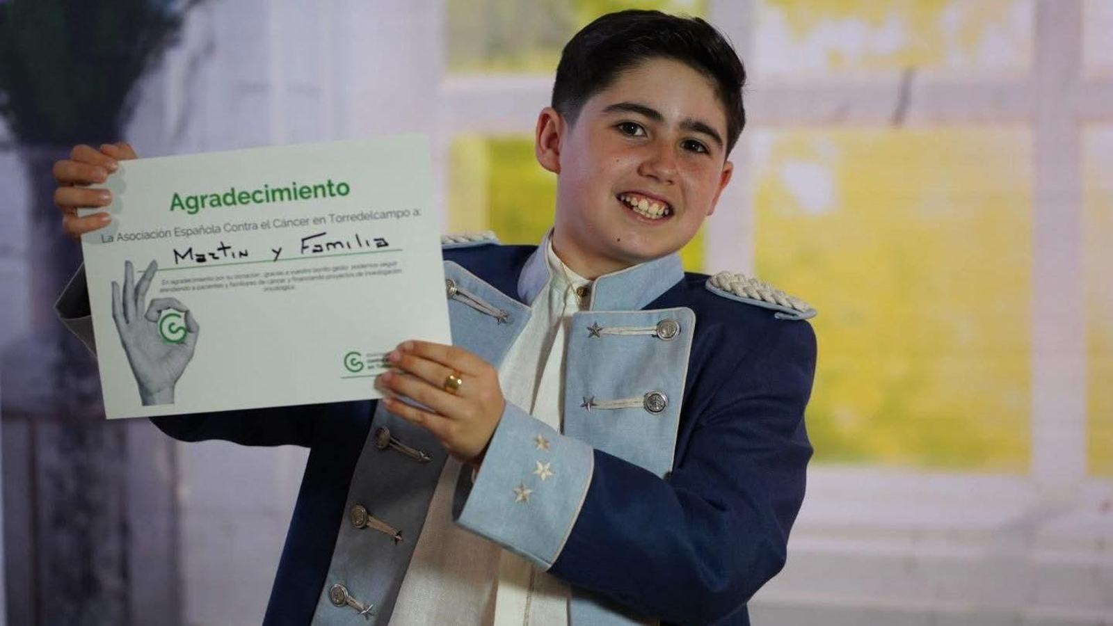 Martín en el día de su Primera Comunión.