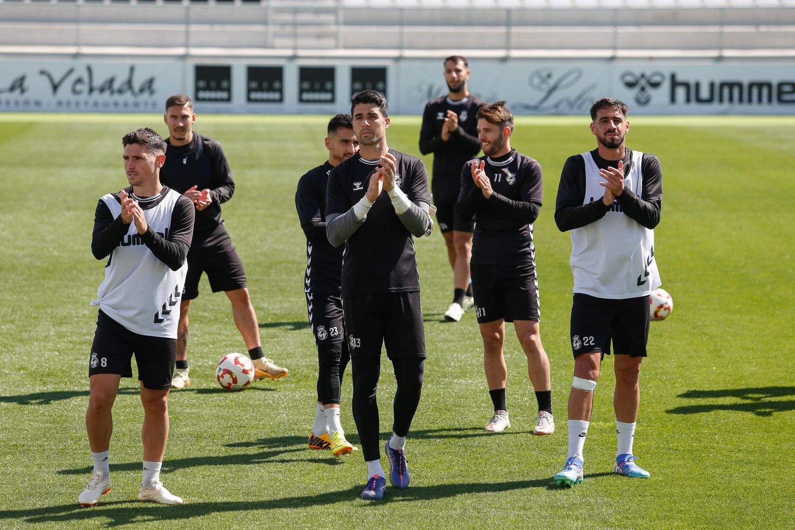 Las fotos del entrenamiento de la Balona previo al partido con el Cádiz Mirandilla, con Andrés Roldán presente