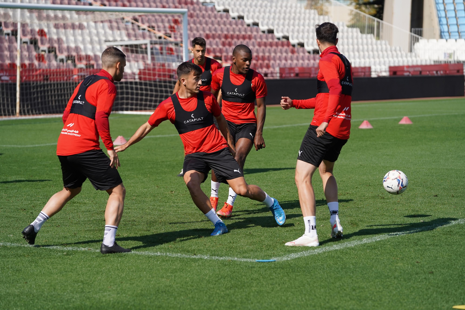 Entrenamiento del Almería, jueves 6