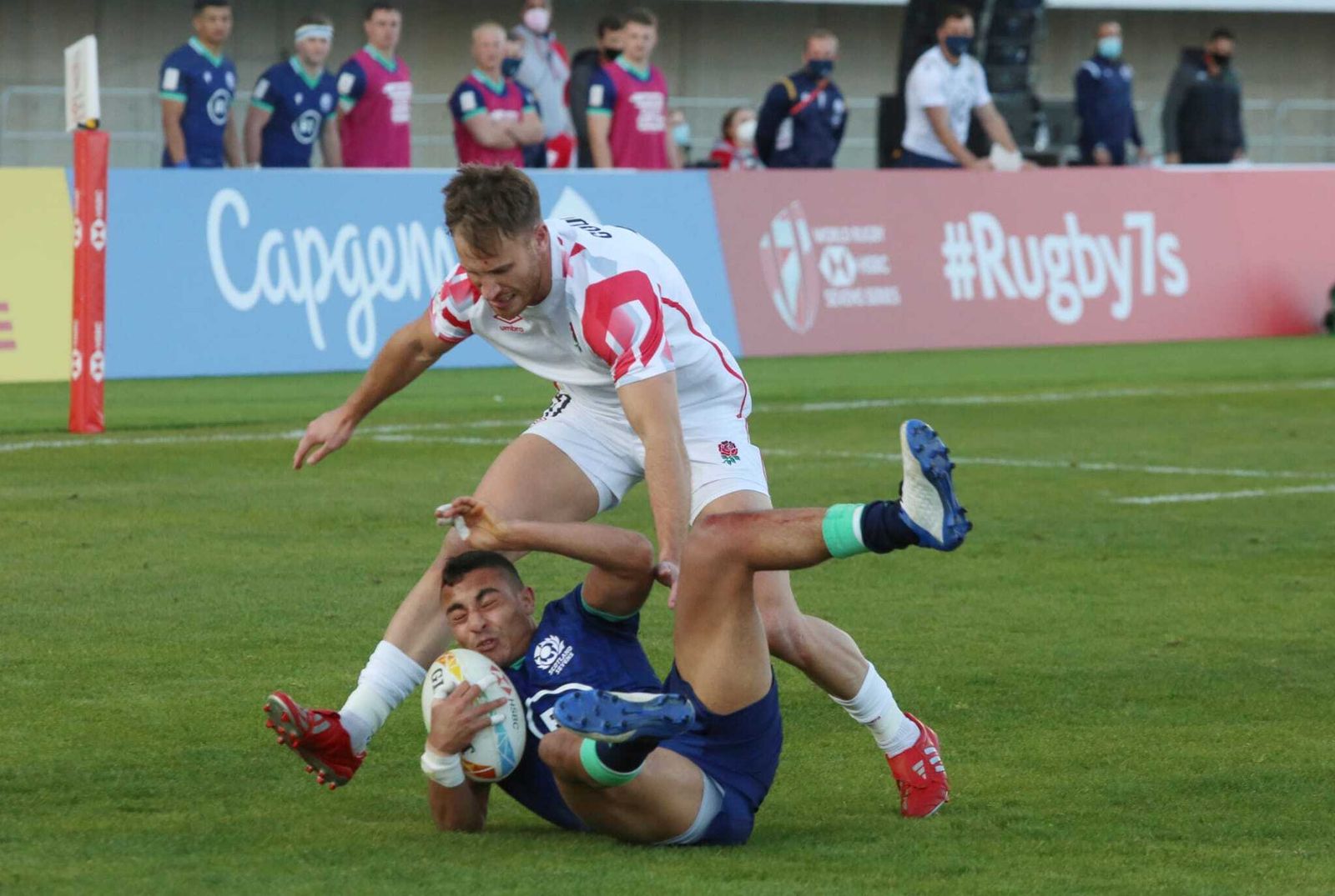 El primer día de las HSBC World Rugby Sevens Series, en fotos