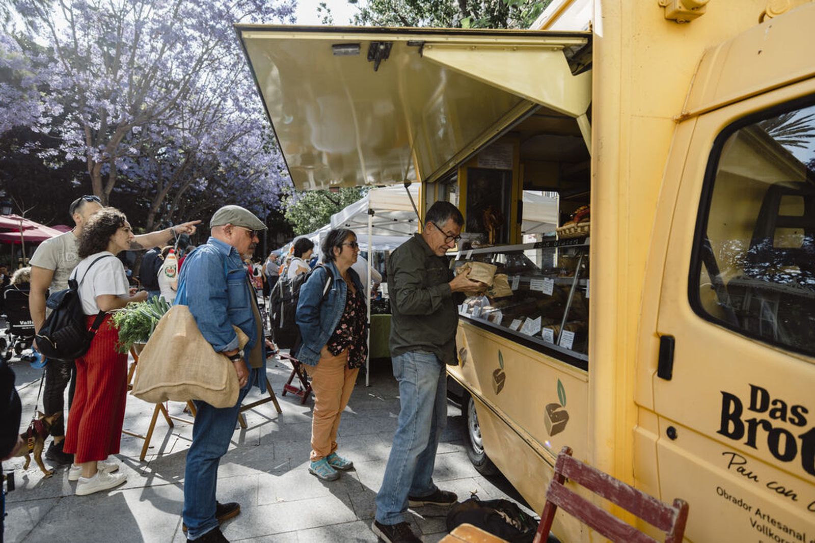 Una imagen del Ecomercado en otra edición.