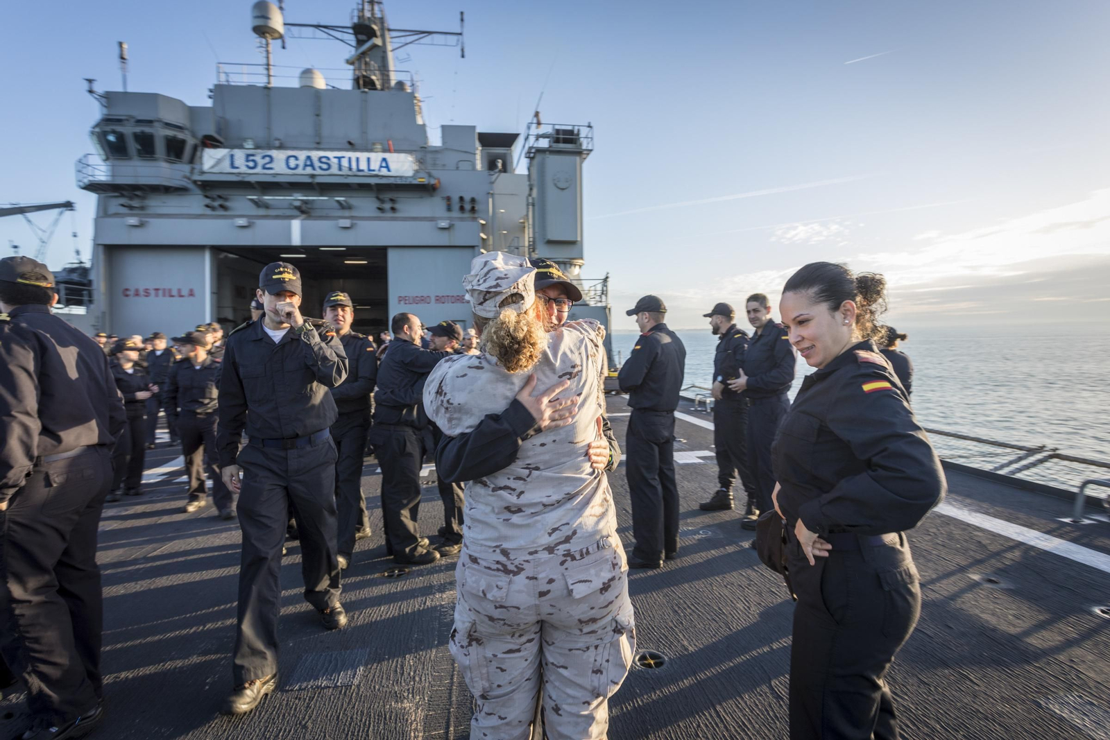 Las mejores imágenes del regreso del 'Castilla' a Rota