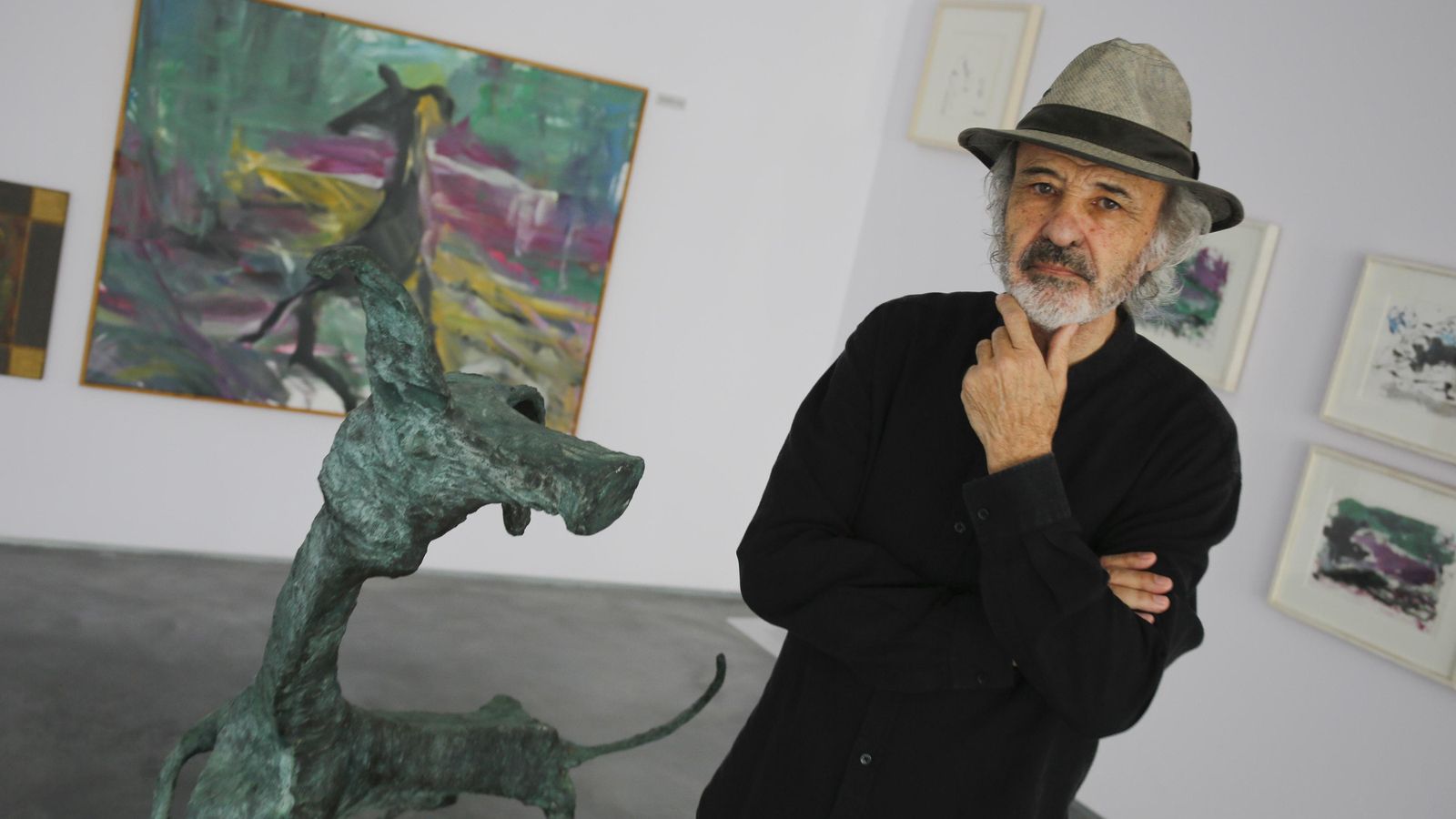 Jorge Rando, en su museo.