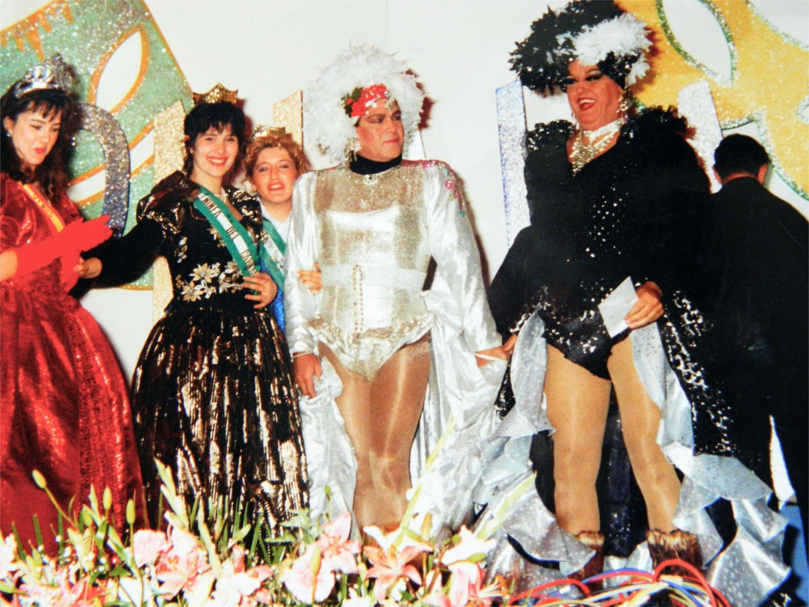 La Toñi y La Tanke en una feria de Marbella.