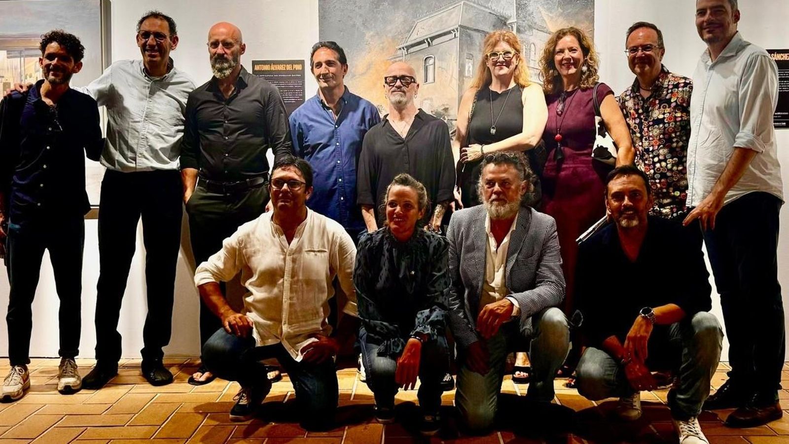 Artistas participantes en la exposición