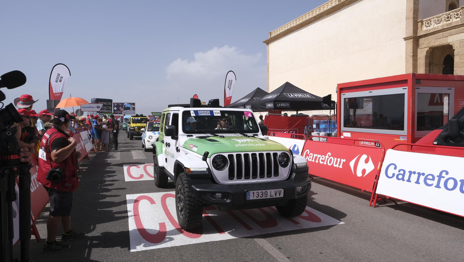Imágenes de la etapa de la Vuelta a España con llegada en Cabo de Gata, Almería