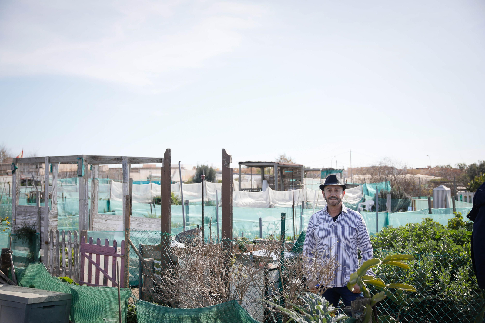 Imágenes del huerto urbano de La Cañada