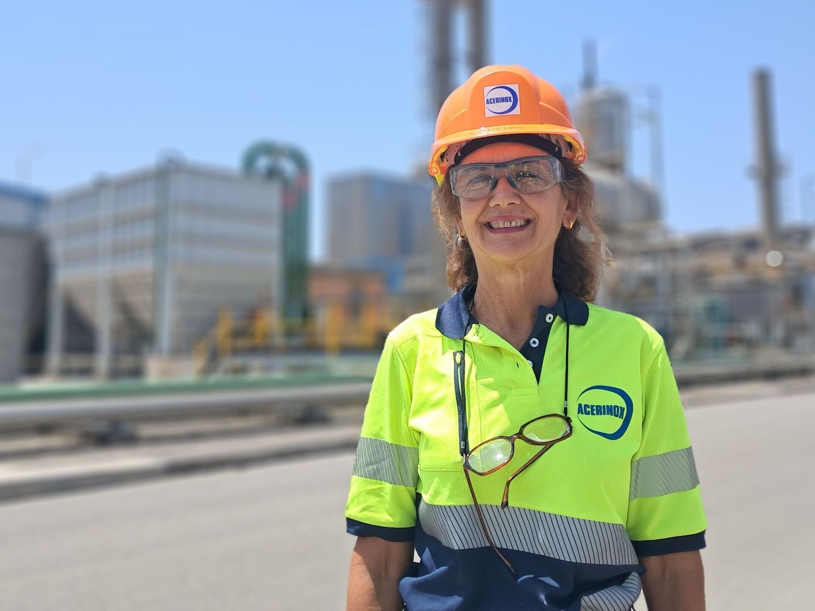 Mari Carmen Janeiro de Acerinox.