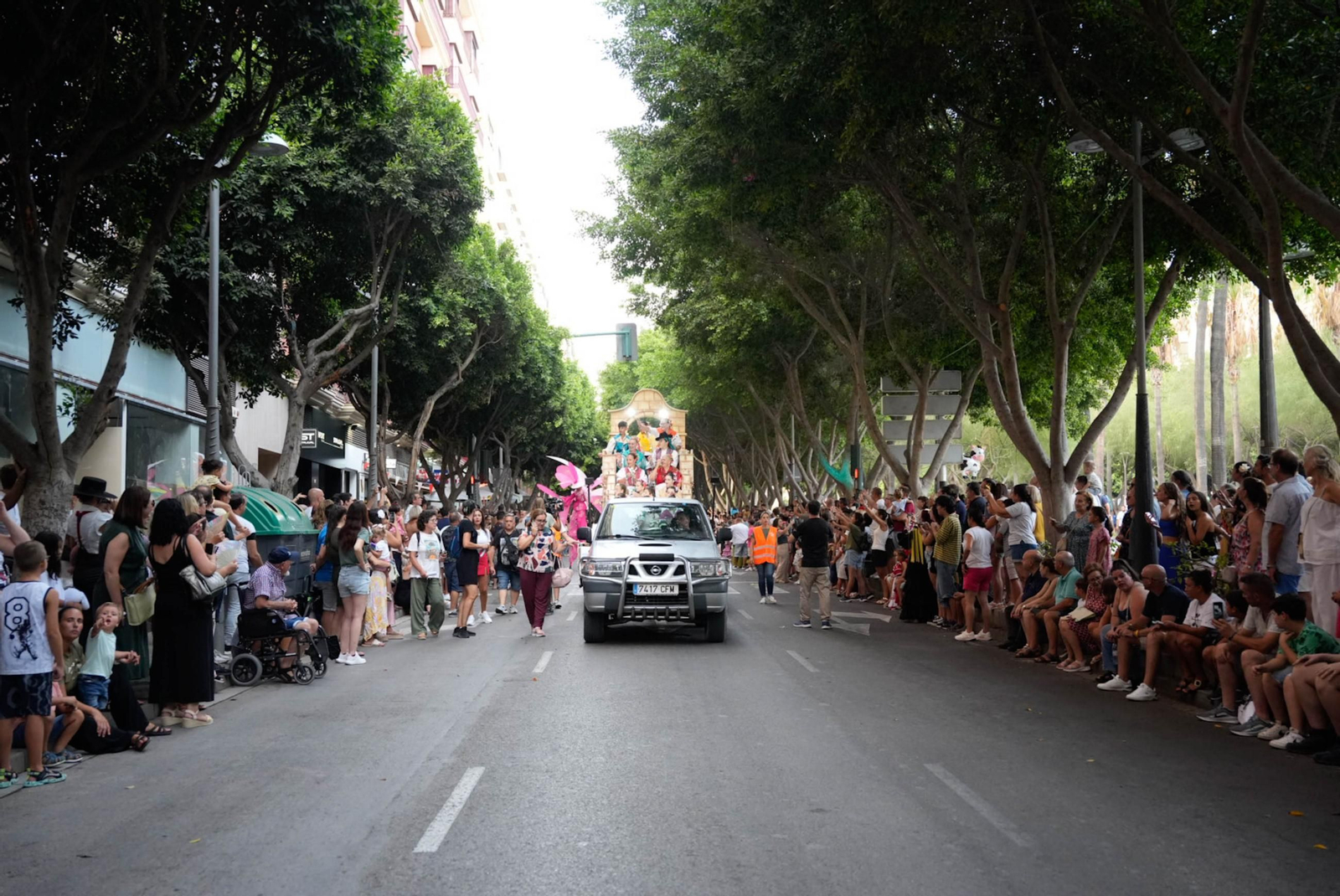 Así se ha vivido la Batalla de Flores en la Feria de Almería