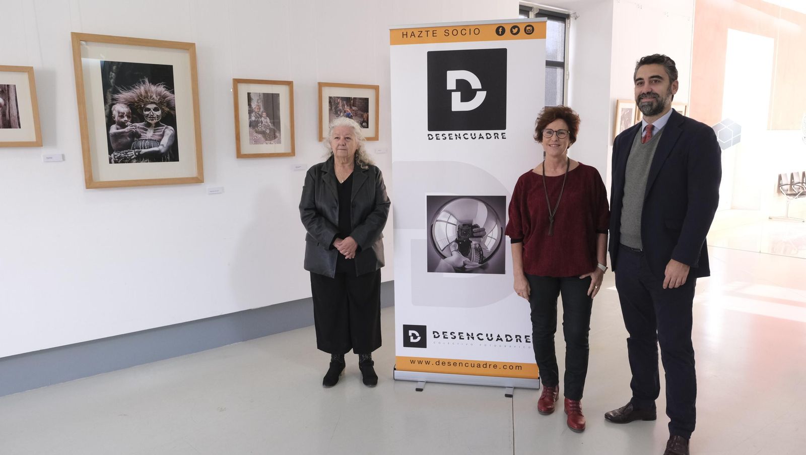 Marina Rodríguez, Amable Marín y el concejal Joaquín Pérez de la Blanca.