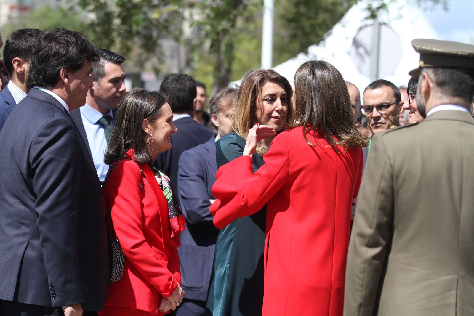 Imágenes de la visita de la reina Letizia a Huelva