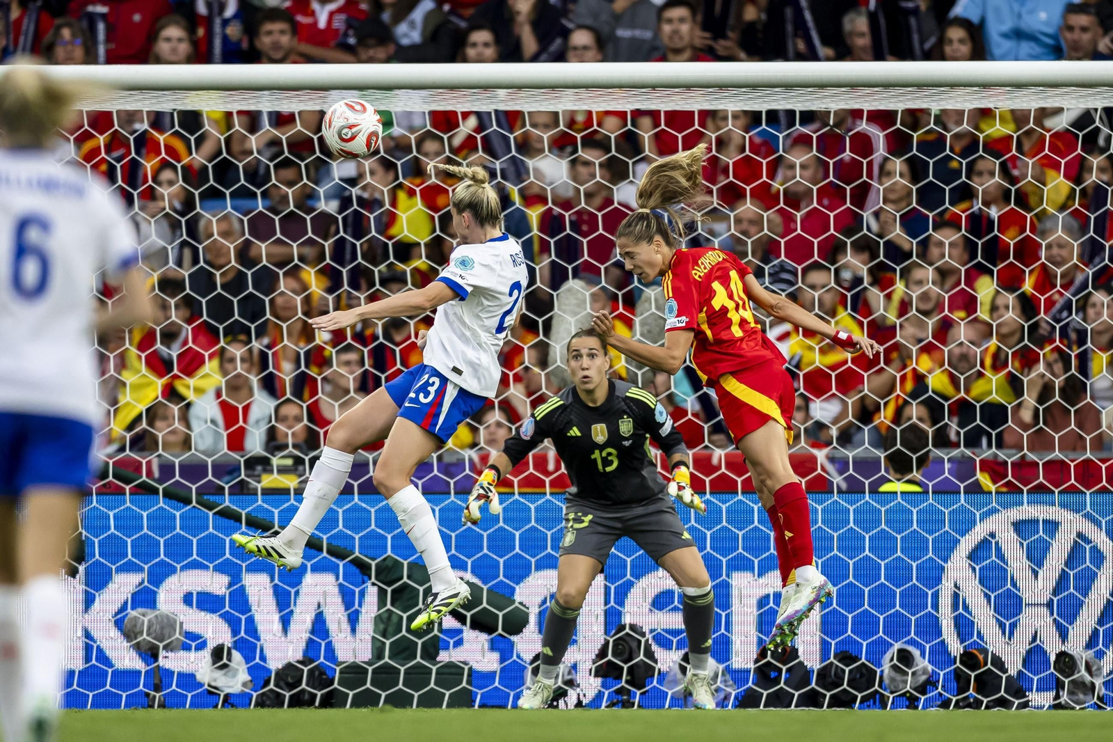 Las mejores imágenes de la final España - Inglaterra de la Eurocopa femenina