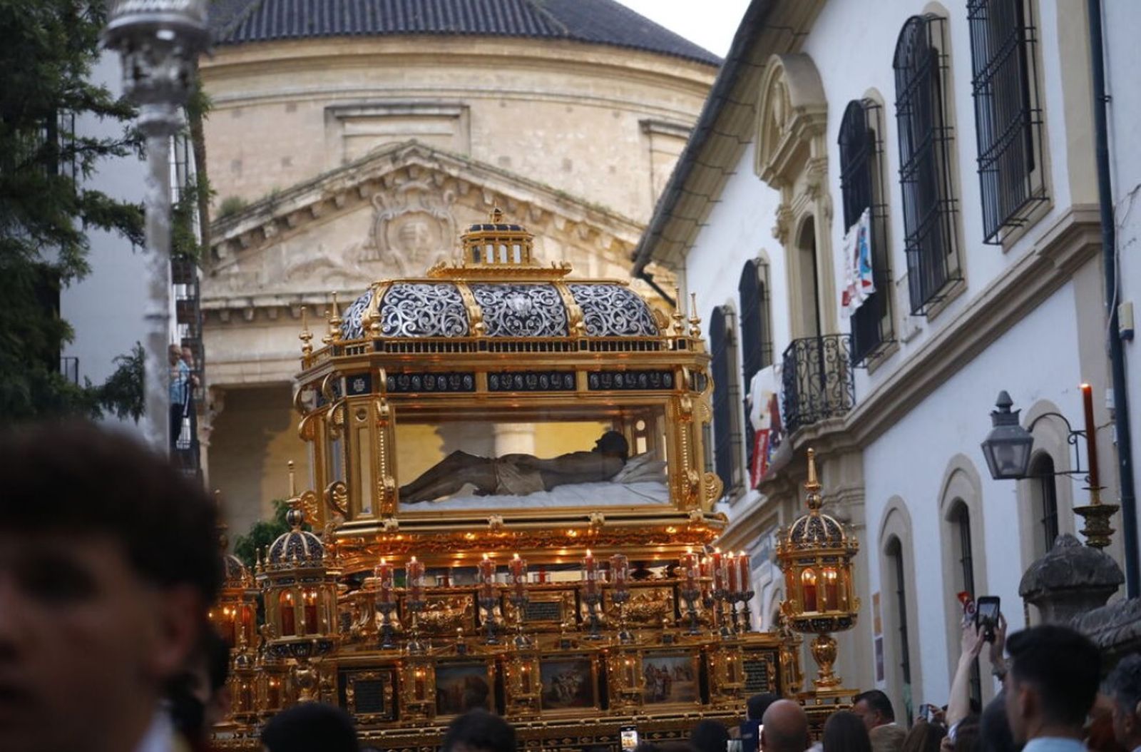 El Santo Sepulcro, durante la procesión del Viernes Santo del año pasado.