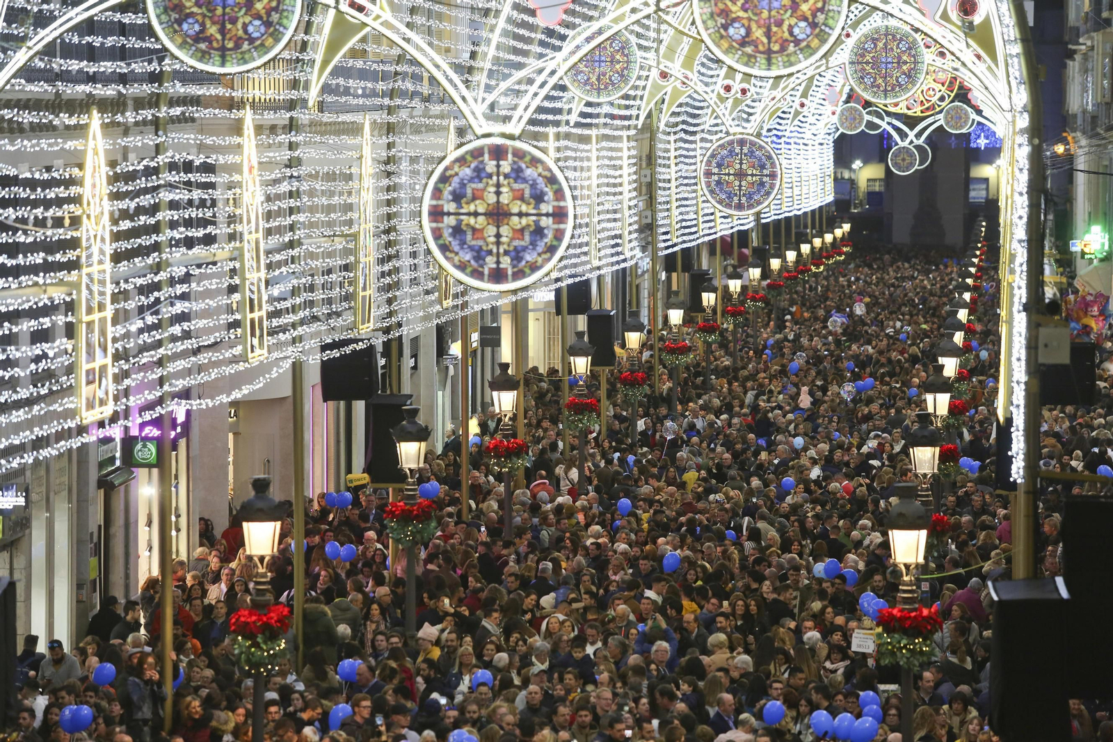 Málaga se enciende por Navidad